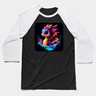 Rufie the Dragon - Swimming #45 Baseball T-Shirt